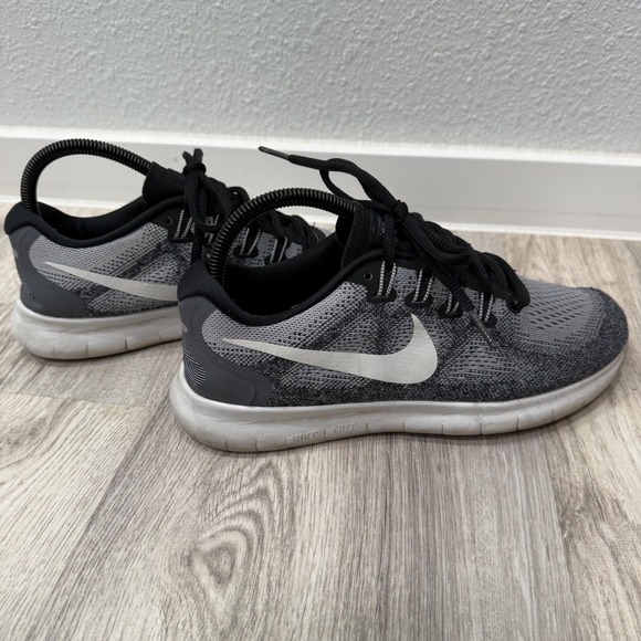 Nike Shoes - Nike‎ Free RN 2017 Women's Running Shoes Gray White Sneakers Size 9